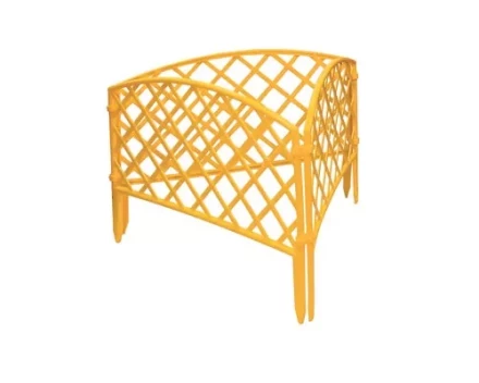 Забор декоративный &quot;Плетенка&quot; 24 х 320 см желтый Россия 65001 купить в Ноябрьске