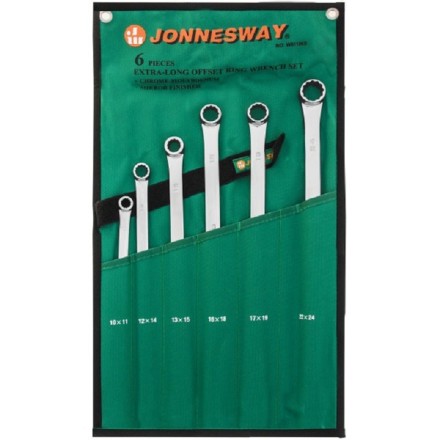 Набор ключей накидных удлиненных 10-24мм 6предметов Jonnesway  W61106S 48884 купить в Ноябрьске