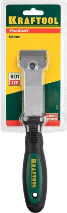 Скребок профессиональный с двухкомпонентной рукояткой, KRAFTOOL 085411, тип лезвия H01, 40мм 85411 купить в Ноябрьске