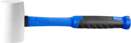 Киянка ЗУБР &quot;ПРОФЕССИОНАЛ&quot; резиновая белая, с фиберглассовой ручкой, 680г 20531-680_z02 купить в Ноябрьске