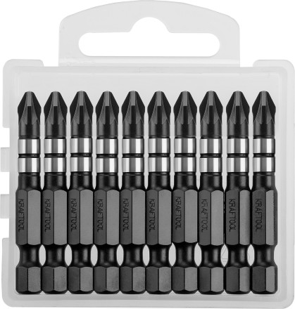 Биты для ударных шуруповертов KRAFTOOL Impact Pro PZ 26193-2-50-S10 купить в Ноябрьске