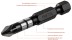Биты для ударных шуруповертов KRAFTOOL Impact Pro PZ 26193-2-50-S10 купить в Ноябрьске
