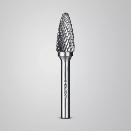 Зубр Твердосплавная борфреза F - парабола с закругленным углом, 12 х 25 мм, радиус 3.0 мм (28805-12-25) купить в Ноябрьске