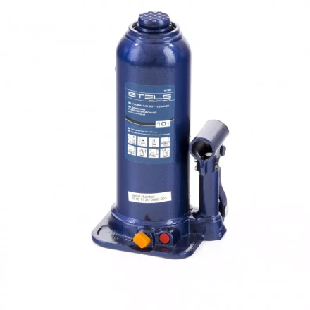Домкрат гидравлический бутылочный 10 т h подъема 222-447 мм Stels 51166 купить в Ноябрьске