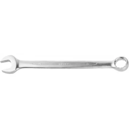 Ключ ЗУБР &quot;ПРОФИ&quot; гаечный комбинированный, Cr-V сталь, хромированный, 24мм 27022-24