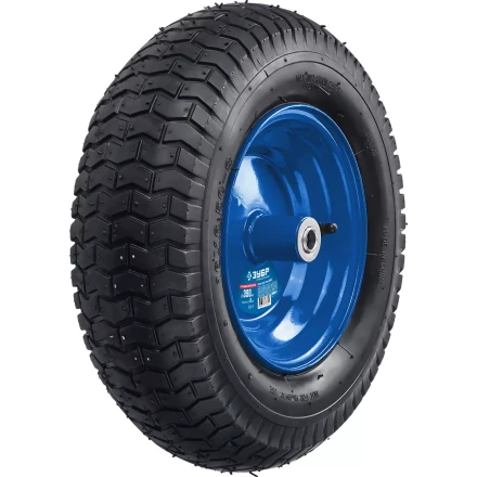 Колесо пневматическое для тачки 39907 390 мм серия ПРОФЕССИОНАЛ купить в Ноябрьске