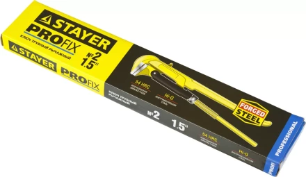 Ключ трубный STAYER &quot;PROFI&quot; рычажный, кованый, прямые губки№ 2, 1.5&quot; 27311-2 купить в Ноябрьске