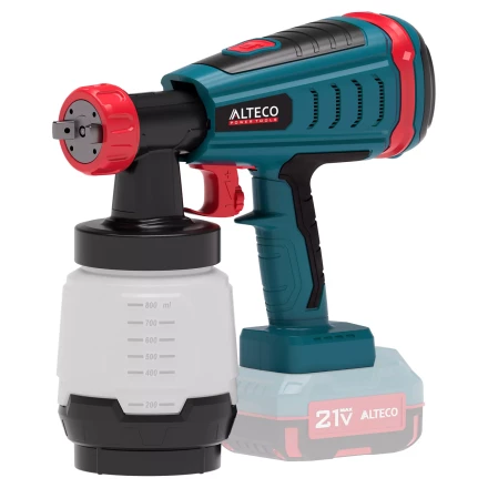 Бесщеточный аккумуляторный краскораспылитель ALTECO CSG 21-1000 BL Solo (без АКБ и ЗУ) 74567 купить в Ноябрьске