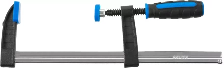 Струбцина ЗУБР &quot;ПРОФЕССИОНАЛ&quot;, тип &quot;F&quot;, двухкомпонентная ручка, стальная закаленная рейка, 50х200мм 32155-050-200 купить в Ноябрьске