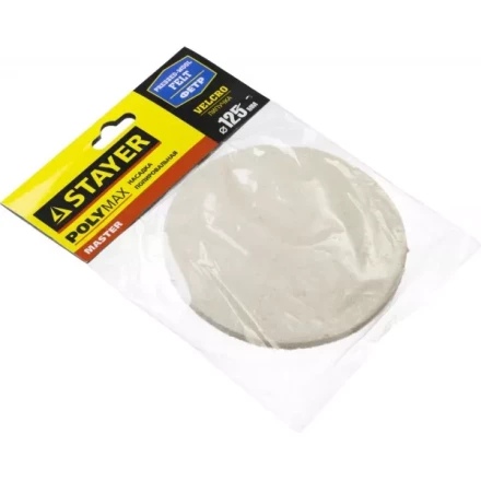 Полировальная насадка STAYER &quot;MASTER&quot; из фетра на липучке d=125мм 35930-125 купить в Ноябрьске