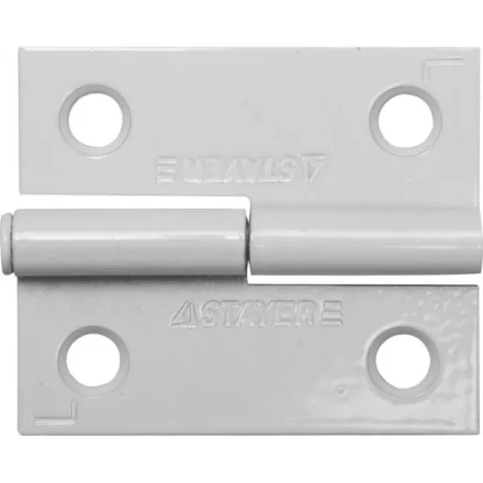 Петля дверная STAYER &quot;MASTER&quot; разъемная, цвет белый, левая, 50мм 37613-50-2L купить в Ноябрьске