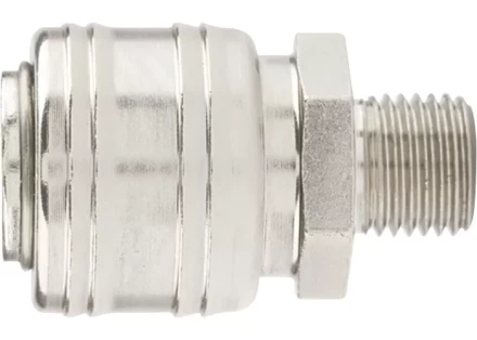 Муфта универсальная быстросъемная "мама" внешняя резьба 1/4" 2 шт Stels 57051 купить в Ноябрьске