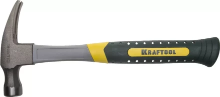 Молоток-гвоздодер RIP 450 г с фиберглассовой рукояткой, KRAFTOOL 20281-450 20281-450 купить в Ноябрьске