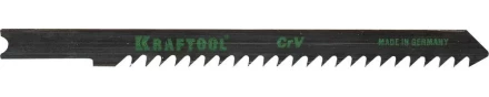Полотна KRAFTOOL, U111C, для эл/лобзика, Cr-V, по дереву, ДВП, ДСП, грубый рез, US-хвост., шаг 3мм, 75мм, 2шт 159631-3 купить в Ноябрьске