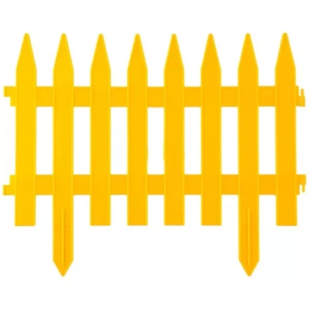 Забор декоративный GRINDA &quot;КЛАССИКА&quot;, 28x300см, желтый 422201-Y купить в Ноябрьске