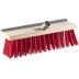 Щетка GRINDA &quot;EURO&quot; уличная без ручки, с мет скребком, буковая колодка, жесткая щетина, мет держатель для черенка, 30см 39195-30 купить в Ноябрьске