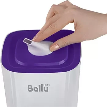 Увлажнитель ультразвуковой BALLU UHB-205 белый/фиолетовый купить в Ноябрьске