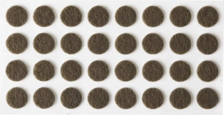 Накладки STAYER &quot;COMFORT&quot; на мебельные ножки, самоклеящиеся, фетровые, коричневые, круглые - диаметр 10 мм, 32 шт 40910-10 купить в Ноябрьске