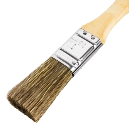 Кисть плоская &quot;Евро&quot; 1&quot;, смешанная щетина, деревянная ручка MTX 83077 купить в Ноябрьске