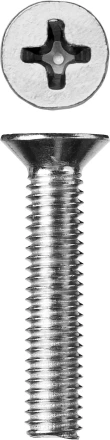Винт ЗУБР &quot;МАСТЕР&quot; DIN 965, класс прочности 4.8, оцинкованный, M6x35мм, 5кг 303110-06-035 купить в Ноябрьске