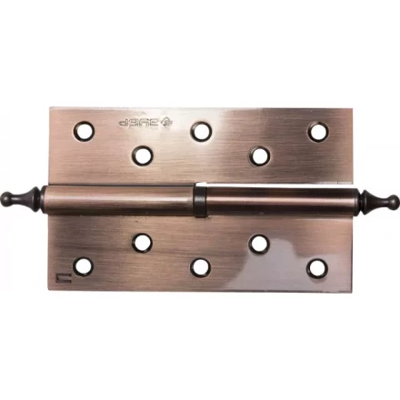 Петля дверная разъемная ЗУБР &quot;ЭКСПЕРТ&quot;, 1 подшипник, цвет ст. медь (AC), правая, с крепежом, 125х75х2,5мм, 2 шт 37605-125-6R купить в Ноябрьске