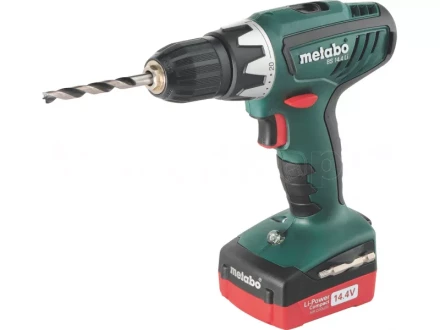 Дрель-шуруповерт аккумуляторный Metabo BS 14,4 Li в кейсе патрон до 10 мм купить в Ноябрьске