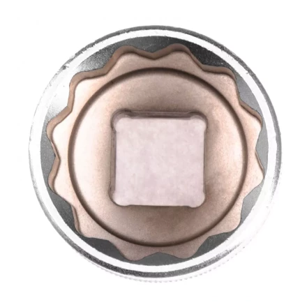 Головка торцевая 30 мм двенадцатигранная CrV под квадрат 1/2 хромированная Stels 13673 купить в Ноябрьске