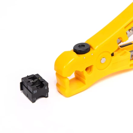 Стриппер КВТ КС-332 для снятия изоляции с коаксиального кабеля (89440) купить в Ноябрьске