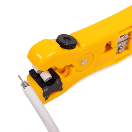 Стриппер КВТ КС-332 для снятия изоляции с коаксиального кабеля (89440) купить в Ноябрьске