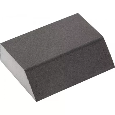 Губка шлифовальная ЗУБР &quot;МАСТЕР&quot; четырехсторонняя угловая, средняя жесткость, Р320, 100х68х42х26мм 35613-320 купить в Ноябрьске