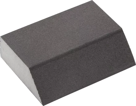 Губка шлифовальная ЗУБР &quot;МАСТЕР&quot; четырехсторонняя угловая, средняя жесткость, Р320, 100х68х42х26мм 35613-320 купить в Ноябрьске