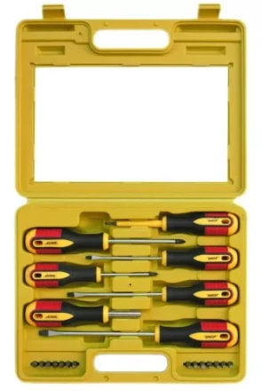 Набор отверток и вставок 21 предмет, кейс 19837 купить в Ноябрьске