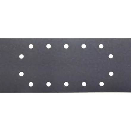 Лист шлиф. универсал. URAGAN с покрытием стеарата цинка, 14 отверстий по кругу, для ПШМ, P320, 115х280мм, 50шт 907-23104-320-50 купить в Ноябрьске