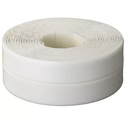 Лента бордюрная для ванн и раковин, STAYER Profi 12341-20-20, самоклеящаяся, профиль L, цвет белый, 20 х 20мм х 3,35м 12341-20-20 купить в Ноябрьске