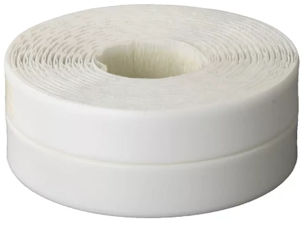 Лента бордюрная для ванн и раковин, STAYER Profi 12341-20-20, самоклеящаяся, профиль L, цвет белый, 20 х 20мм х 3,35м 12341-20-20 купить в Ноябрьске