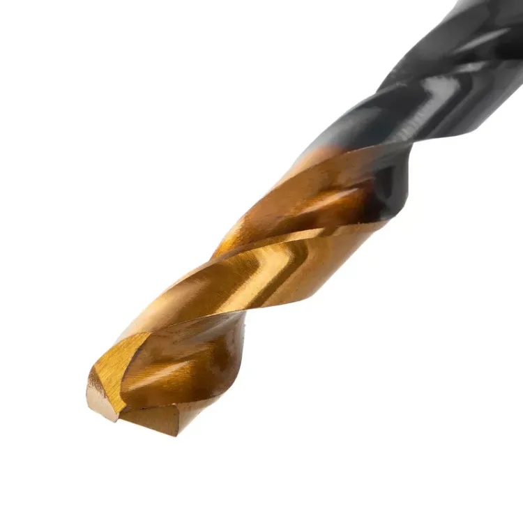 Сверло по металлу, 7,5 мм, HSS-Tin, Golden Tip, 8 шт. Denzel 717218 купить в Ноябрьске