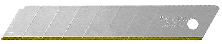 Лезвие "SOLINGEN" сменное, KRAFTOOL 09606-TIN-18-S5, сегментиров, нитрид титана, многоуровневая закалка, 15 сегментов, 18мм, 5шт 09606-TIN-18-S5_z01 купить в Ноябрьске