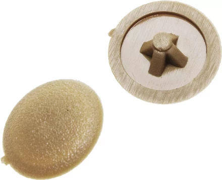 Заглушка декоративная ЗУБР под шуруп, цвет сосна, шлиц №2, ТФ6, 40шт 4-308156-4 купить в Ноябрьске