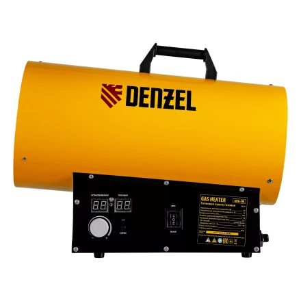 Газовая тепловая пушка Denzel GHG-30i, 30 кВт, цифровой термостат, пропан-бутан 96471 купить в Ноябрьске