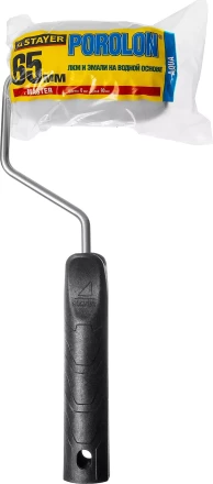 Валик &quot;ПОРОЛОН&quot; малярный в сборе, бюгель 6мм, 44x90мм, STAYER Master 0360-09_z01 купить в Ноябрьске
