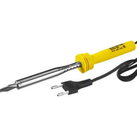 Паяльник STAYER &quot;STANDARD&quot; с пластмассовой рукояткой и долговечным жалом, 100 Вт, клин 55330-100 купить в Ноябрьске