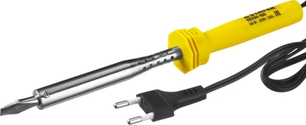 Паяльник STAYER &quot;STANDARD&quot; с пластмассовой рукояткой и долговечным жалом, 100 Вт, клин 55330-100 купить в Ноябрьске