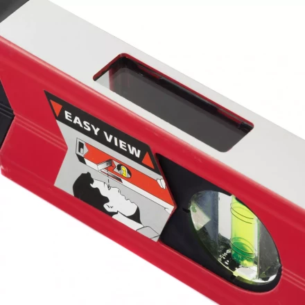 Уровень алюминиевый магнитный 2000 мм фрезерованный 3 глазка 1 зеркальный усиленный  MATRIX 34720 купить в Ноябрьске