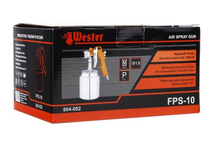 Краскопульт пневматический WESTER FPS-10 купить в Ноябрьске