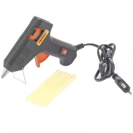 Клеевой пистолет с выкл. 7 мм в кейсе 20 Вт 2,5 г./мин. SPARTA 93025 купить в Ноябрьске