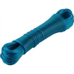 Шнур ЗУБР &quot;МАСТЕР&quot; бельевой, стальная сердцевина, в пластиковой оплетке, 20м 50140-20