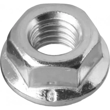 Гайка ЗУБР &quot;МАСТЕР&quot; DIN 6923 с фланцем, класс прочности 8, оцинкованная,  M6, 5кг 303630-06 купить в Ноябрьске