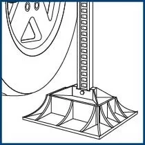 Опора для реечного домкрата на грунте Off-Road Base STELS 50539 купить в Ноябрьске