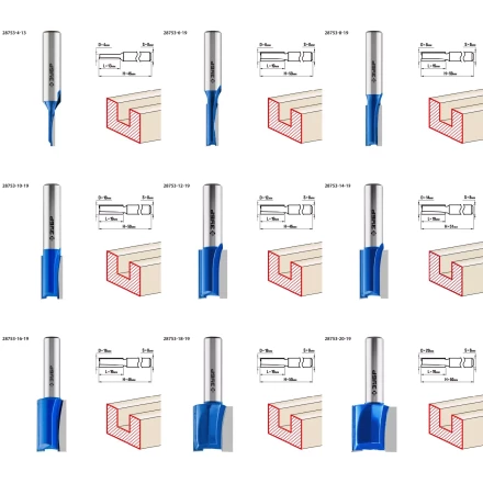 ЗУБР 30 шт, набор профильных фрез по дереву, Профессионал (28796-H30) купить в Ноябрьске