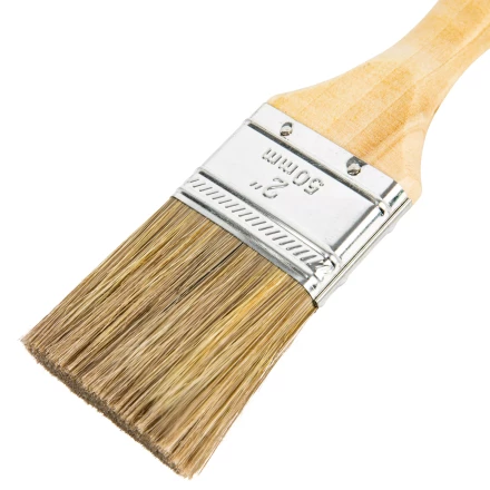 Кисть плоская &quot;Евро&quot; 2&quot;, смешанная щетина, деревянная ручка MTX 83079 купить в Ноябрьске